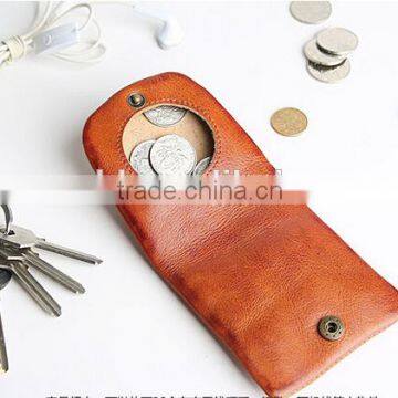 Promotional Leather Coin Case Change Case Leather Coin Purse Change Purse