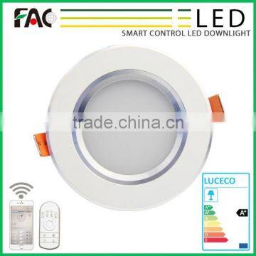 lighting supplier super bright dining room remote control 15w led downlight