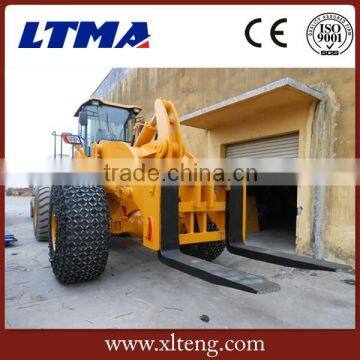 LTMA marble granite block wheel loader with fork