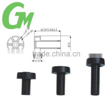 JAL002 90 to 140mm black pp adjustable cabinet leg