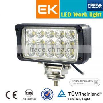 EK factory Led working light for fog Driving offroad boat lamp ATV SUV Round/Spot multifunctional led work light