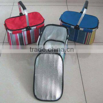 Supermaket foldable collapsible shopping basket