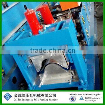 Steel Roof Ridge Cap Cold Roll Forming Machine