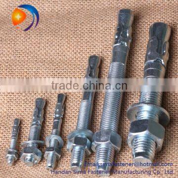 ZINC PLATED WEDGE ANCHOR/THROUGH BOLTS ZP AND YZP photo-2