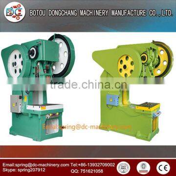 J23-16T Steel hole punching machine, power press machine rates, hole puncher