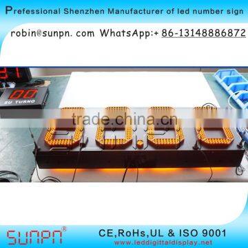 Australia Led Digital Gas Price Display 8.8.8.8 (12inch ) R/W/Y/W/B Color photo-3