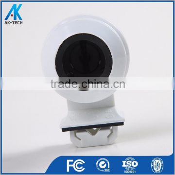 flame retardant white pc fluorescent lampholder t5 t8 socket