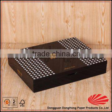 High End MDF Wooden Playing Card Box With Hinge photo-2