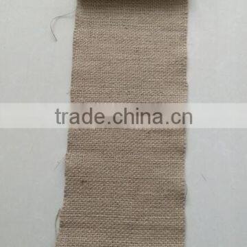 100% Jute Natural Plain Knitted Hessian Cloth,natural jute fabric for Christmas decoration