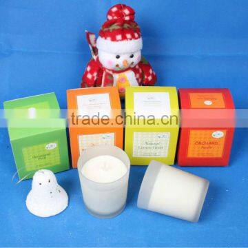 Natural Lemon Grass Scented Candle for Christmas