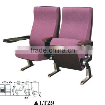 Superior folding theater auditiorium chair with 1/2/3/4/5 seating LT29