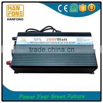 Guangzhou hanfong manufacturer solar battery charger inverter 2000w 12v