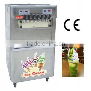 With air pump high production frozen yogurt dispensing machine 2014 (ICM-T400)