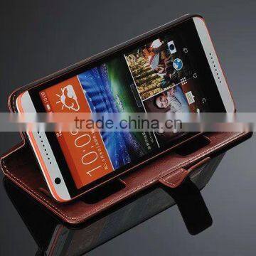 New China Products for Sale Stand Design Double View Window Leather Wallet Case Cover for Htc Desire 820 Factory Price photo-6