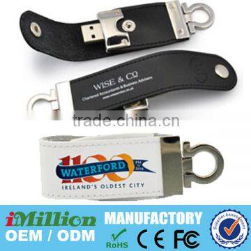 High-grade Leather USB Flash Drive 16GB 8GB 4GB Pen Drive Pendrive Flash Drive flash Card Stick memoria usb flash disk on key
