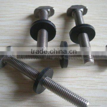 thin step T bolt with EDPM washer