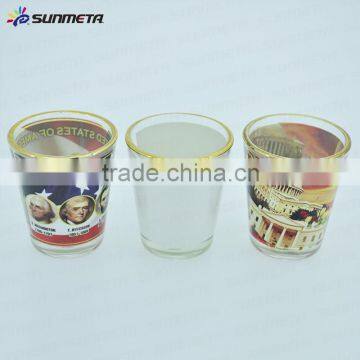 Sunmeta factory directly cheap small sublimation wine glass(3D-XJB)