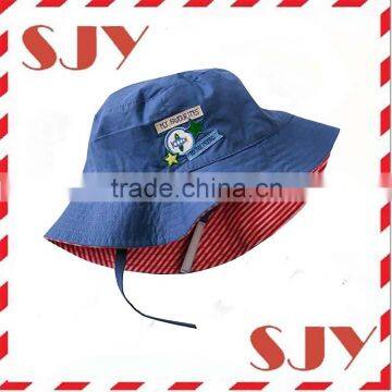 100%polyester uv protection summer baby bucket hats