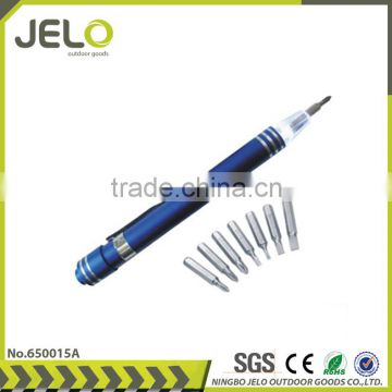 Ningbo JELO Super Bright LED Screwdriver bits Torch Mini Pen Clip Flashlight