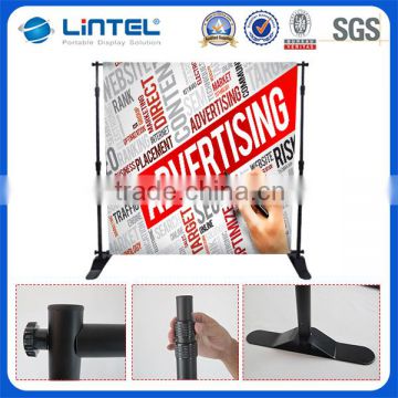 Adjustable telescopic banner stand