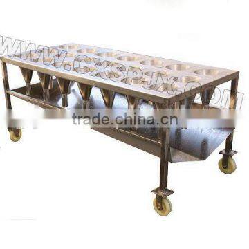 chicken slaughter machine/small capacity blood letting table