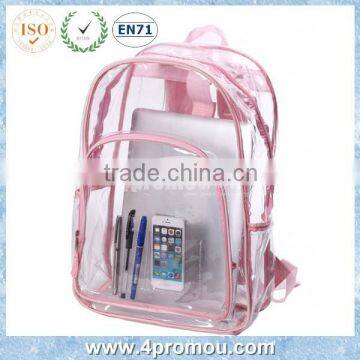 Transparent clear pvc inflatable backpack