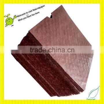 brown glassine paper cushion pad with customized shape