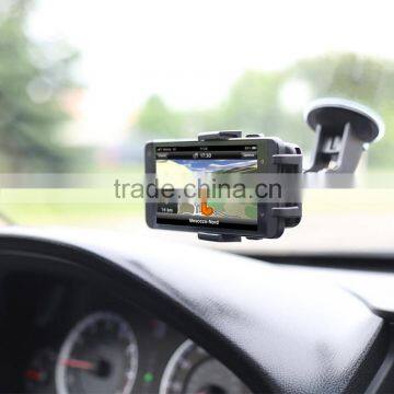 360 degree universal retractable windshield GPS holder