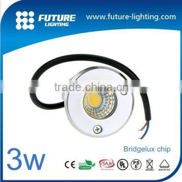 2016 3W COB Bridgelux chip LED Underground Light High bright IP67 led uplights floor uplight