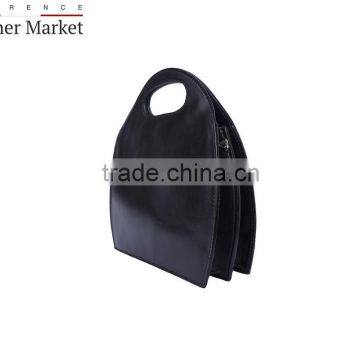 Semi Oval Bag With Built-in Handle Handbags Italian Bags Genuine Leather Florence Leather Fashion