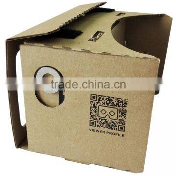 Flat Package Customized Logo OEM Printing DIY Google Cardboard