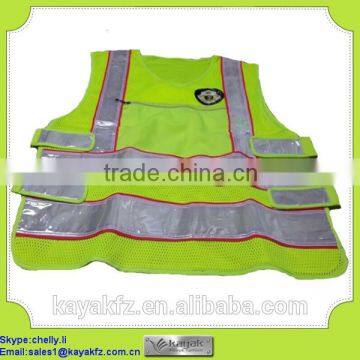 yellow security vest uniform