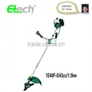 gasoline brush cutter/portable grass trimmer/43cc petrol brush cutter ETG003T