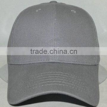 Heavy brushed cotton 10x10 charcoal gray blank cap