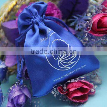 Promotional Blue Silk/Satin Bag