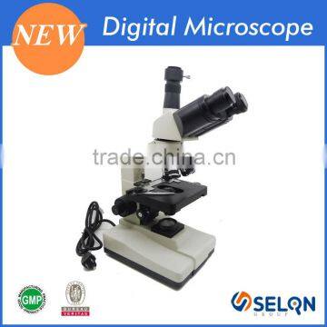 SELON SE-XSP-100SM MICROSCOPE , STAGE DOUBLE LAYER MECHANICAL STAGE