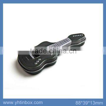 guitar shaped mini mint tin box