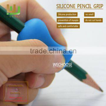 Kids Preschool Learning Silicone Rubber Pencil Grip Writing Claw Soft Touch Good Writing Habit