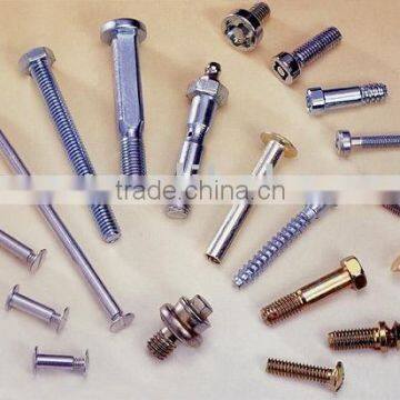 Screws, pins, studs