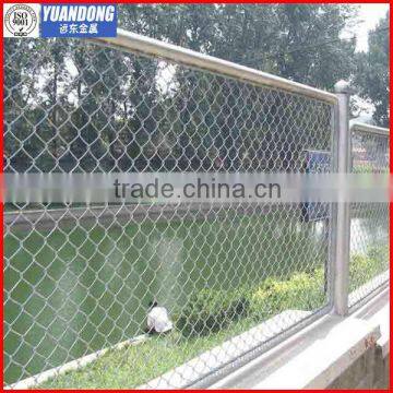 HOT SALE Chain link fence mesh fabric/Metal chain fabric/