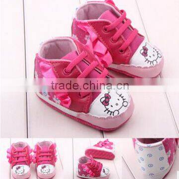 printing kitty baby wholesale kids shoes newborn baby shoes