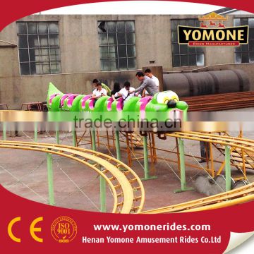 Amusement rides roller coaster Outdoor Playground Slide Dragon Train Ride for sale