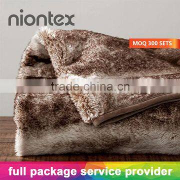 Luxury Faux Fur Throw for Wholesale with Full Package Service
