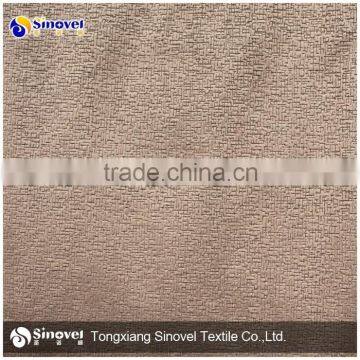 100% polyester burn out velboa sofa fabric bonding T/C/upholstery fabric