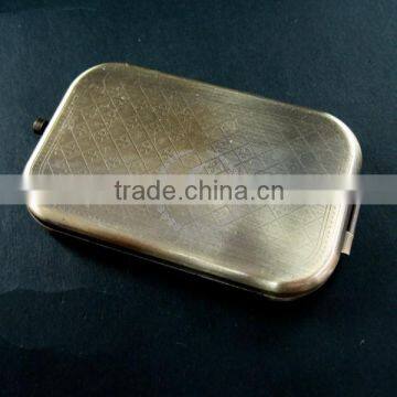 50x85mm Setting Metal Rectangle Blank Base Bezel Vintage Style Bronze Compact Pocket Mirror Tray Glass Cabochon 1991023