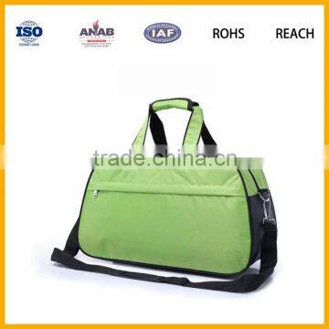Plain Luggage Polyester Ladies Travelling Bags Long Strap Sports Bags for Sale