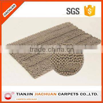 Long Pile Microfiber Chenille Bath Carpet