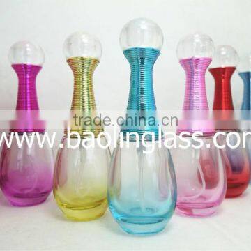 20ml 60ml hot sale drop shape perfume glass bottle