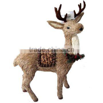 41cm artificial brown DEER christmas ornament DECORATION