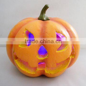 Hot Sale Halloween Light up polyfoam pumpkin